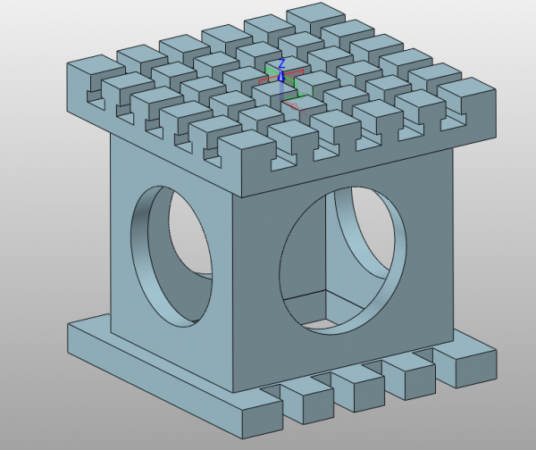 房山区cnc mc机床加高工作台按要求设计制造加工图3D